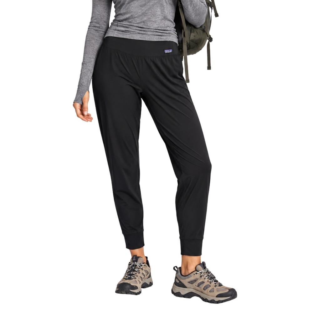 Patagonia Capilene Lightweight Baselayer Pants Womens Large Black Hiking Outdoor